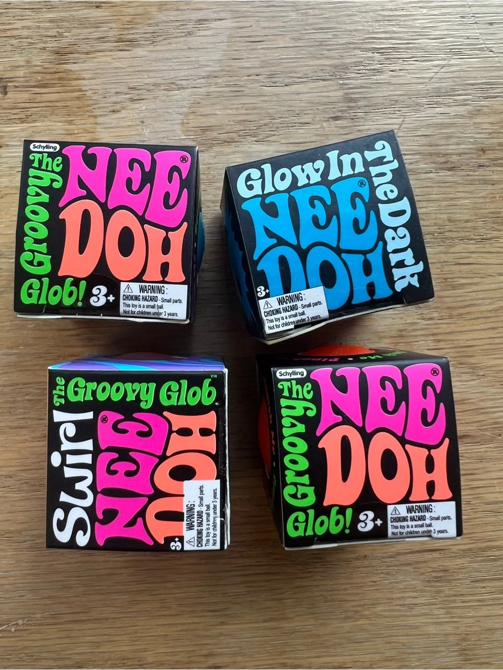 Schylling The NeeDoh Groovy Glob Assorted Colors - Stress Ball Party Favor